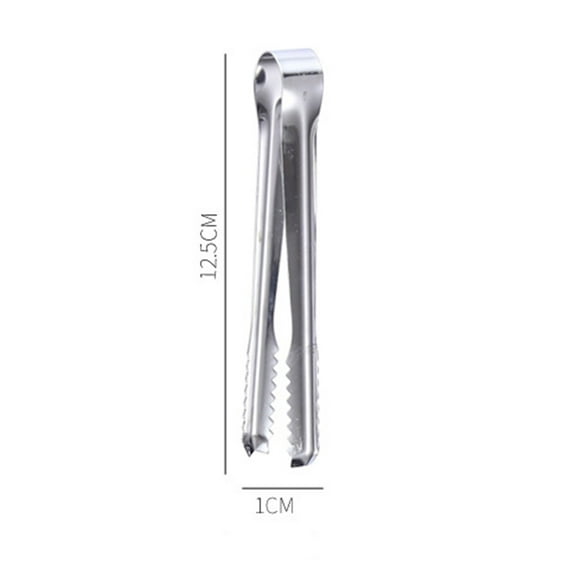 Warehouse Clearance! Hilingoto, 430 Stainless Steel Ice Tongs Sugar Cube Tongs 5 inches, Ice Tongs, Stainless Steel Ice Tongs, Candy Tongs For Wedding, Party, Bar,Buffet