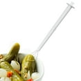 thumbnail image 1 of Warehouse Clearance! Hilingoto, Pickle Grabber White, Stainless Jar Fork Pincher Tool | | For The Jar | Fork Pickled Onion For Kitchen Jar Food Olive, 1 of 8