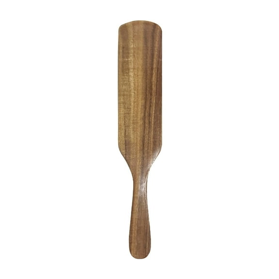 Warehouse Clearance! Hilingoto, Wood European Long Handle Spatula Teak Wood Kitchen Utensils Spatula Wooden Spatula Stirring Spatula Wooden Spatula