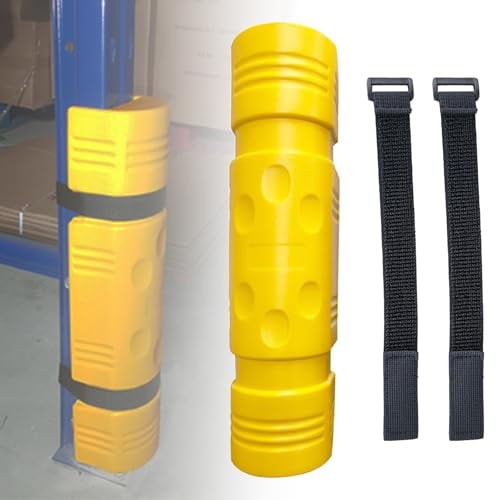 Warehouse Column Protector - Depot Shelves Forklift Crash Pads, Bollard Guard Cover for 4" Square Columns, High-Density Polyethylene, 1 Pcs$$Safety & Emergency