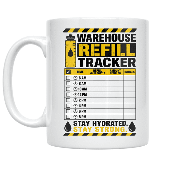 Warehouse Refill Tracker Design - Warehouse Worker - 11 oz Ceramic Coffee Mug