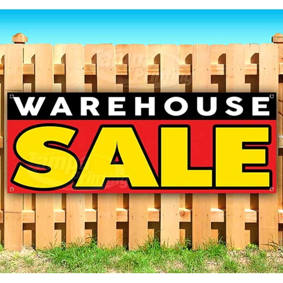Warehouse Sale 13 oz Vinyl Banner With Metal Grommets
