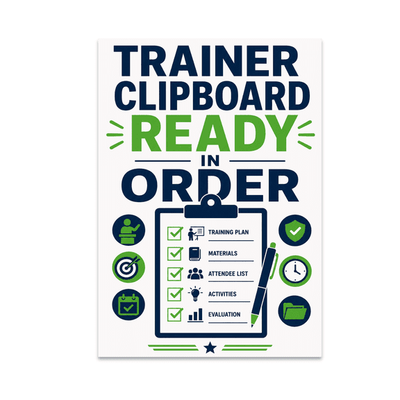 Warehouse Training Roles Map - Substitute Floor Roles Made Clear - 13x19 Poster Print