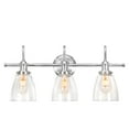 thumbnail image 1 of Warehouse of Tiffany Annha Sand Nickel 3-Light Cone Glass Shade Wall Sconce, 1 of 6