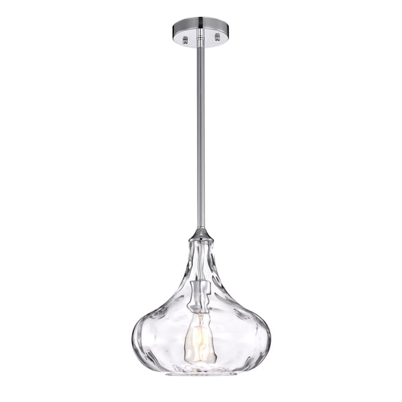 Warehouse of Tiffany Enielle Single Light Polished Chrome Pendant