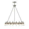 thumbnail image 1 of Vater 32 in. 18-Light Indoor Satin Nickel Finish Chandelier with Light Kit, 1 of 4