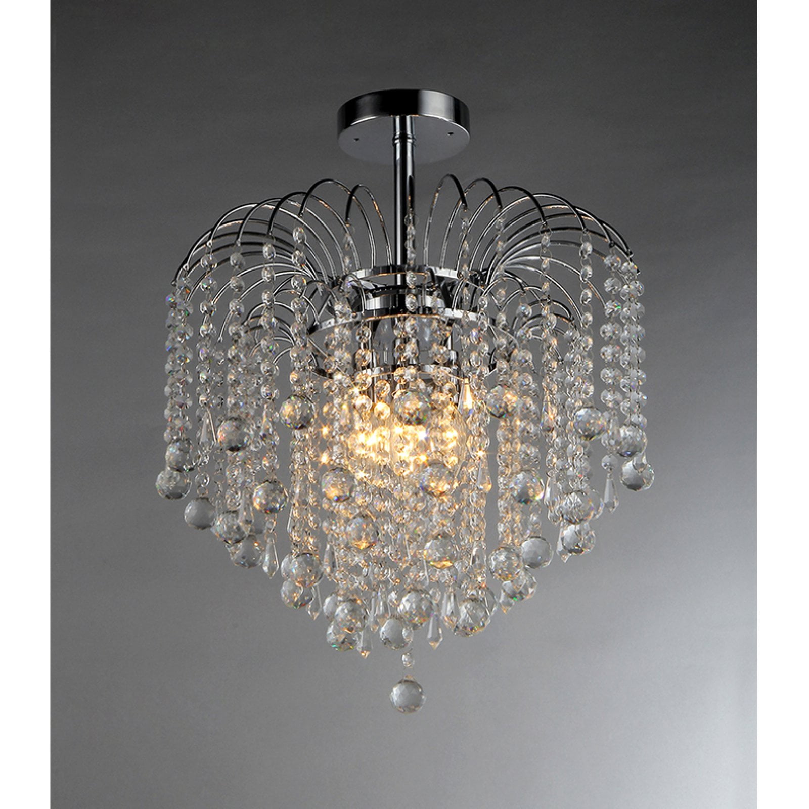 Save 48% • Warehouse of Tiffany Paris 3-lights Crystal Chandelier, image size:1600x1600