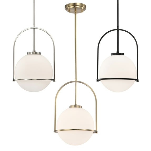 Warehouse of Tiffany Moonrise 11 Inch Modern Opaque Glass Pendant