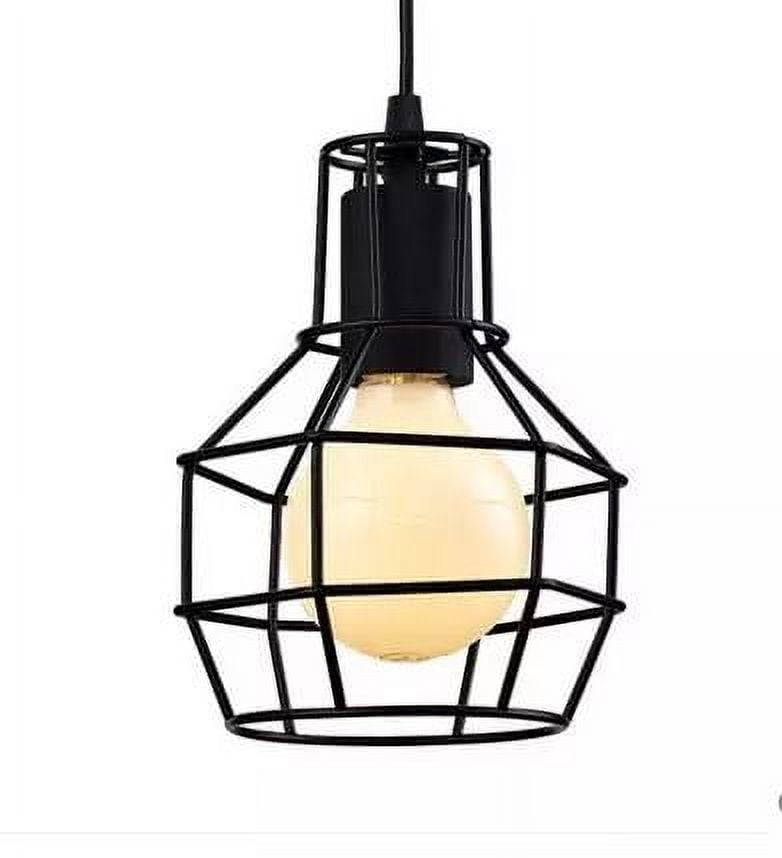 Lourdes Adjustable Height 1-light Edison Pendant with Bulb