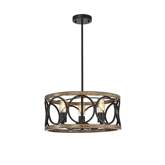 Warehouse of Tiffany Shacer 3-Light Hood Design Ceiling Lamp