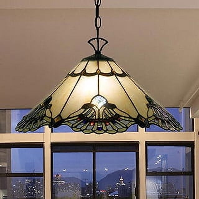 Warehouse of Tiffany Tiffany-style  Courtesan 16-inch Hanging Lamp
