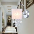 thumbnail image 1 of Warehouse of Tiffany Winnona Chrome and Crystal 1-light Wall Lamp, 1 of 3