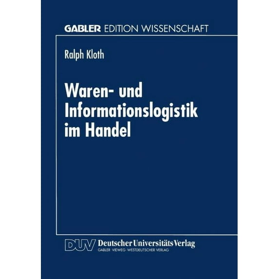 Waren- Und Informationslogistik Im Handel, (Paperback)