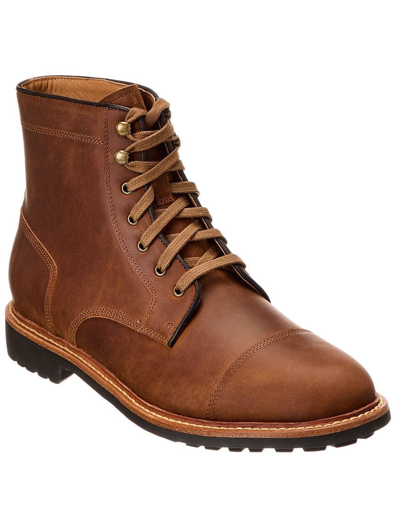 Warfield & Grand Cap Toe Leather Boot, 9, Brown - Walmart.com display picture 1