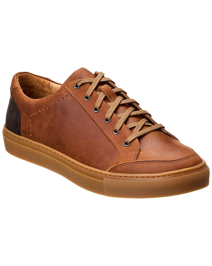 Warfield & Grand Shoes Mens Size 8 Brown Leather Hubbard Casual Sneakers 145601 Men main image 2