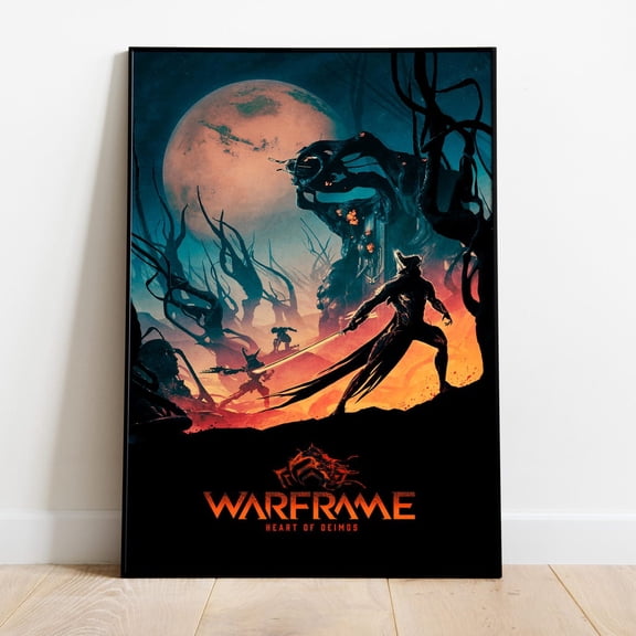 Warframe Game Heart Of Deimos Wall Art Rolled Print 2, Unframed Poster