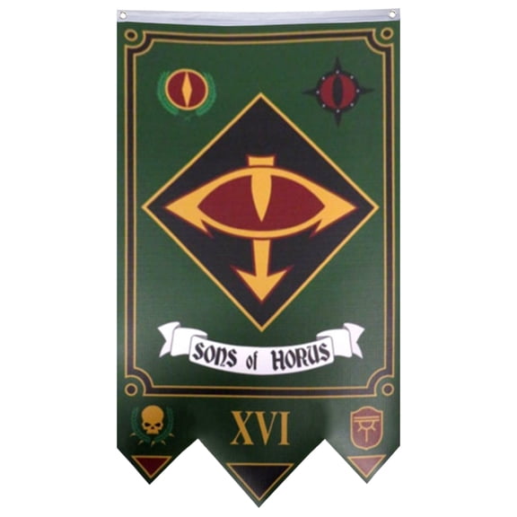 Wargame Style Sons Of Horus Legion XVI Flag Banner Home Yard Garden Decor 30x50in