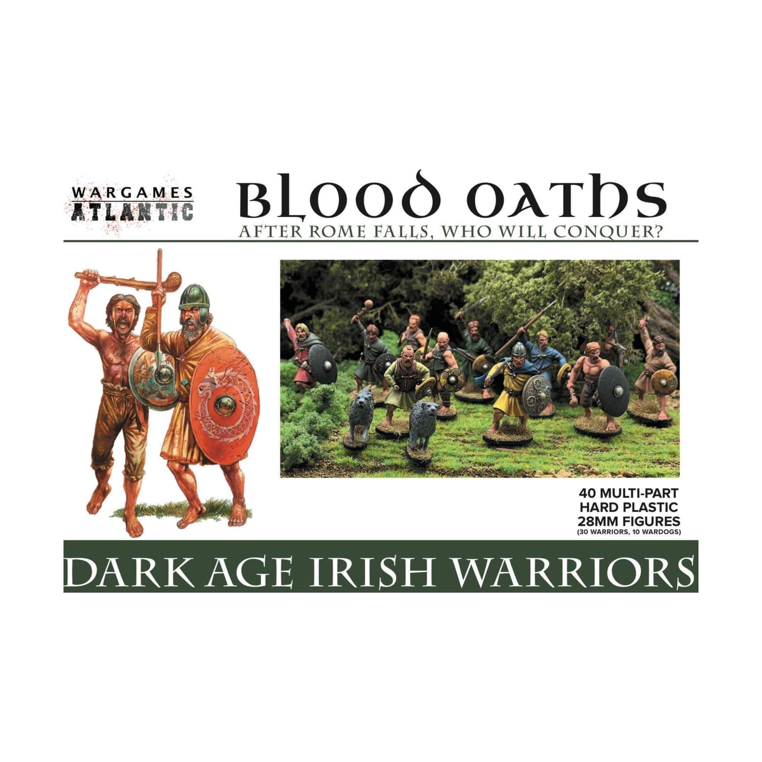 Wargames Atlantic Blood Oaths - Dark Age Irish Warriors New