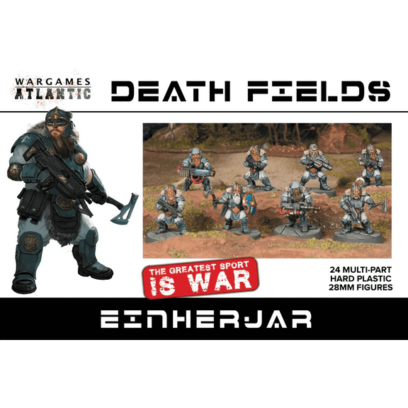 Wargames Atlantic Death Fields Einherjar - 24 Multi-Part 28mm Plastic Figures