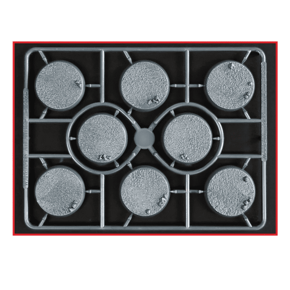 Wargames Atlantic - General Accoutrements: 32mm Textured Bevelled Bases