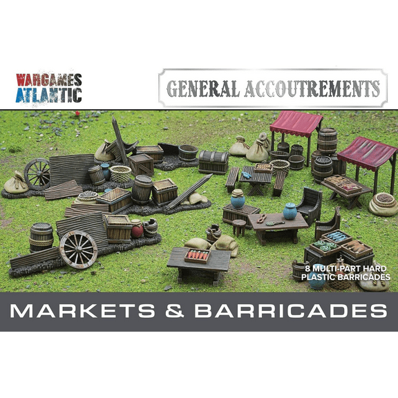Wargames Atlantic General Accoutrements Markets and Barricades