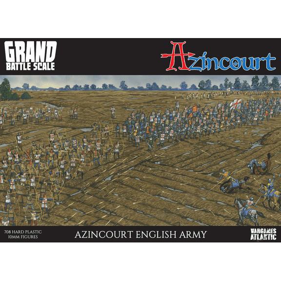 Wargames Atlantic Grand Battle Scale (10mm) Azincourt English Army