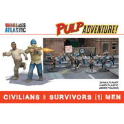 Wargames Atlantic Pulp Adventure! Civilians & Survivors 1 Men