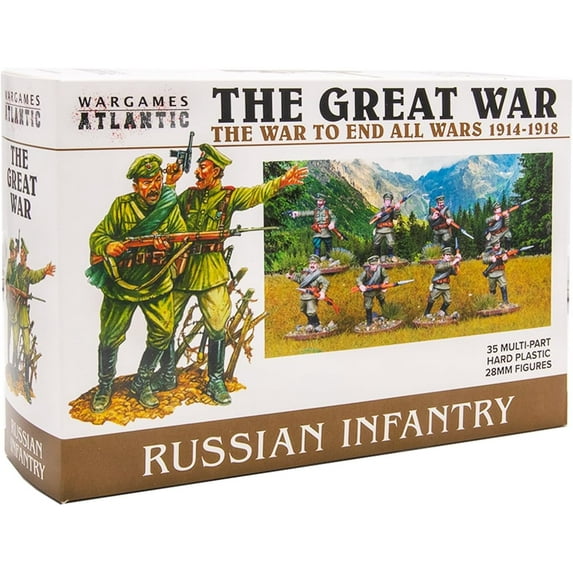Wargames Atlantic: The Great War - Russian Infantry (35 Figures)