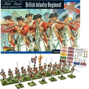 Wargames Delivered - American War of Independence Black Powder British Regiment, 28mm Miniature Wargaming - 36 Infantry, 4 Page Guide, 12 Flags, Digital Bundle-WW2 Figures Model Kits by Warlord Games