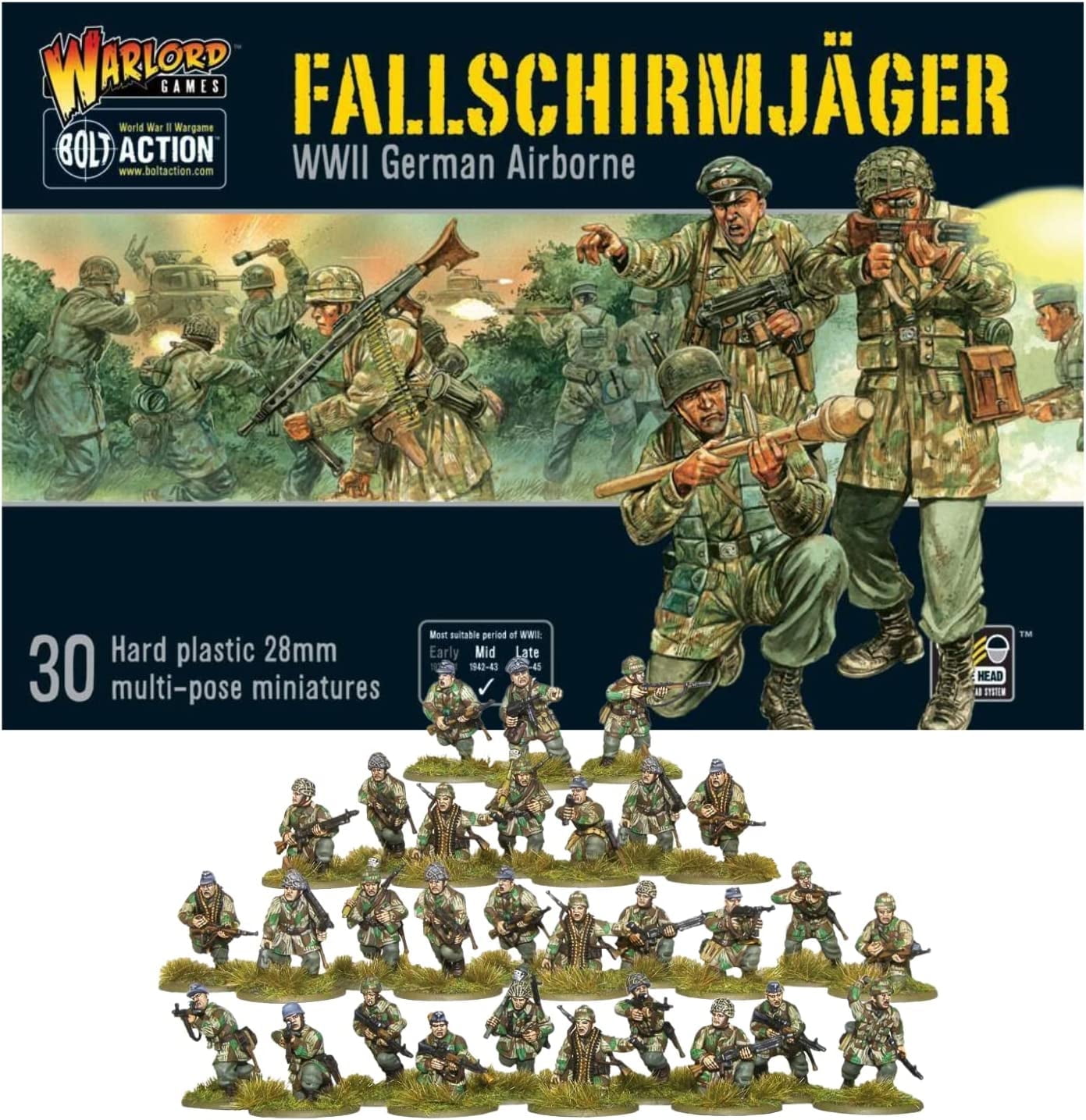 Wargames Delivered - Warlord Games Bolt Action - Fallschirmjager Miniatures