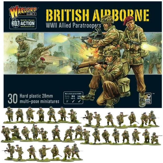 Wargames Delivered - Warlord Games Bolt Action - British Airborne Starter Army Miniatures