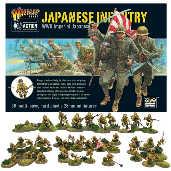 Wargames Delivered - Warlord Games Bolt Action - Imperial Japanese Infantry Miniatures