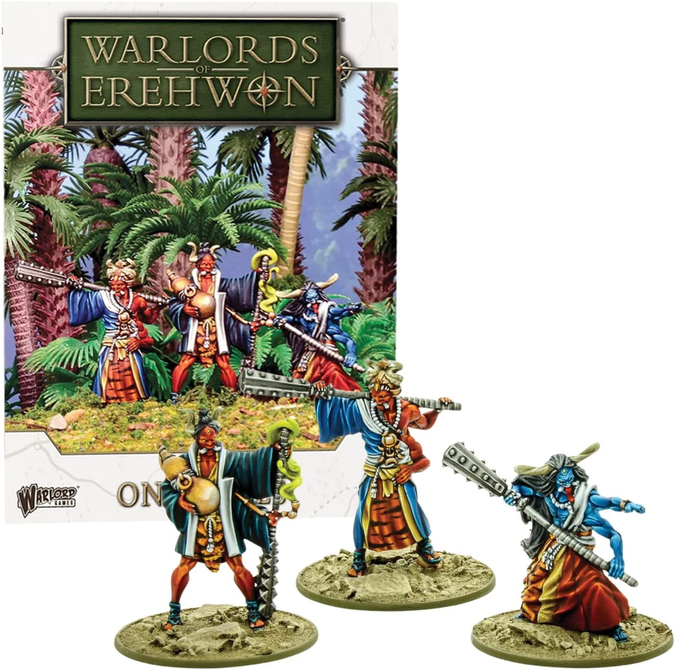 Wargames Delivered Warlords of Erehwon Oni Ogres 28mm Miniatures