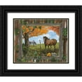thumbnail image 1 of Wargo, Ed 24x20 Black Ornate Wood Framed with Double Matting Museum Art Print Titled - Barn View II, 1 of 4
