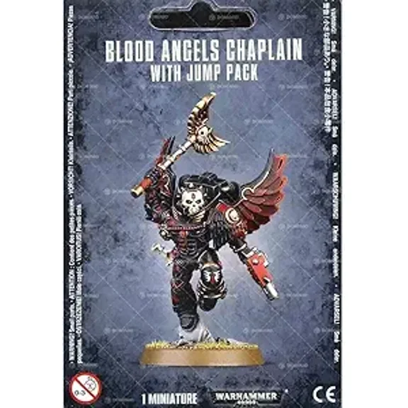 Games Workshop Warhammer 40K Blood Angels Chaplain with Jump Pack