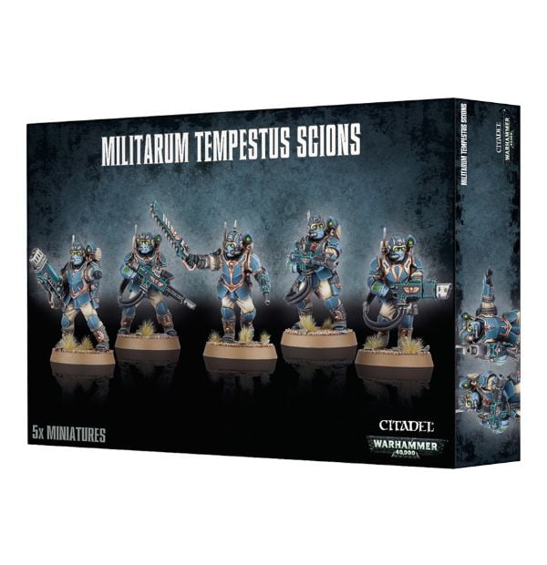 Warhammer 40,000 Militarum Tempestus Scions Action Figure Set