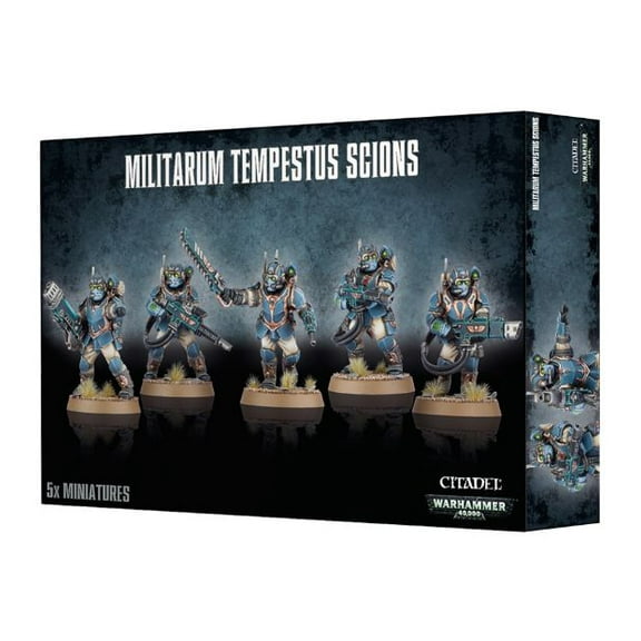 Warhammer 40,000 Militarum Tempestus Scions Action Figure Set