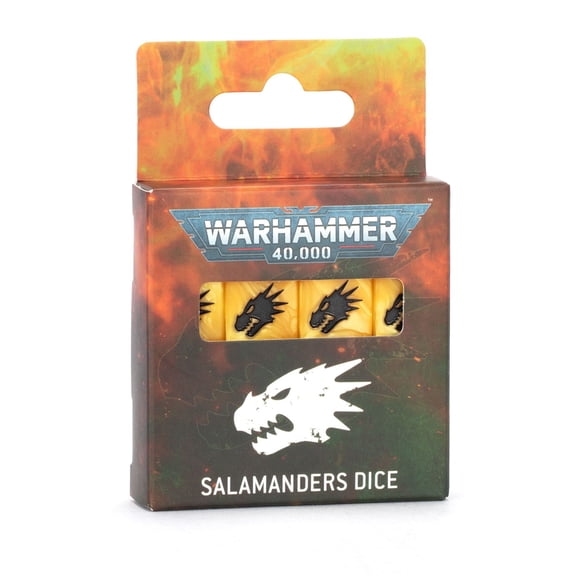 Games Workshop - Warhammer 40K - Salamanders - Dice 2025