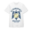 thumbnail image 1 of Warhammer 40000 Ultramarines Emblem Crew Neck Short Sleeve Men's White T-shirt-Medium, 1 of 4