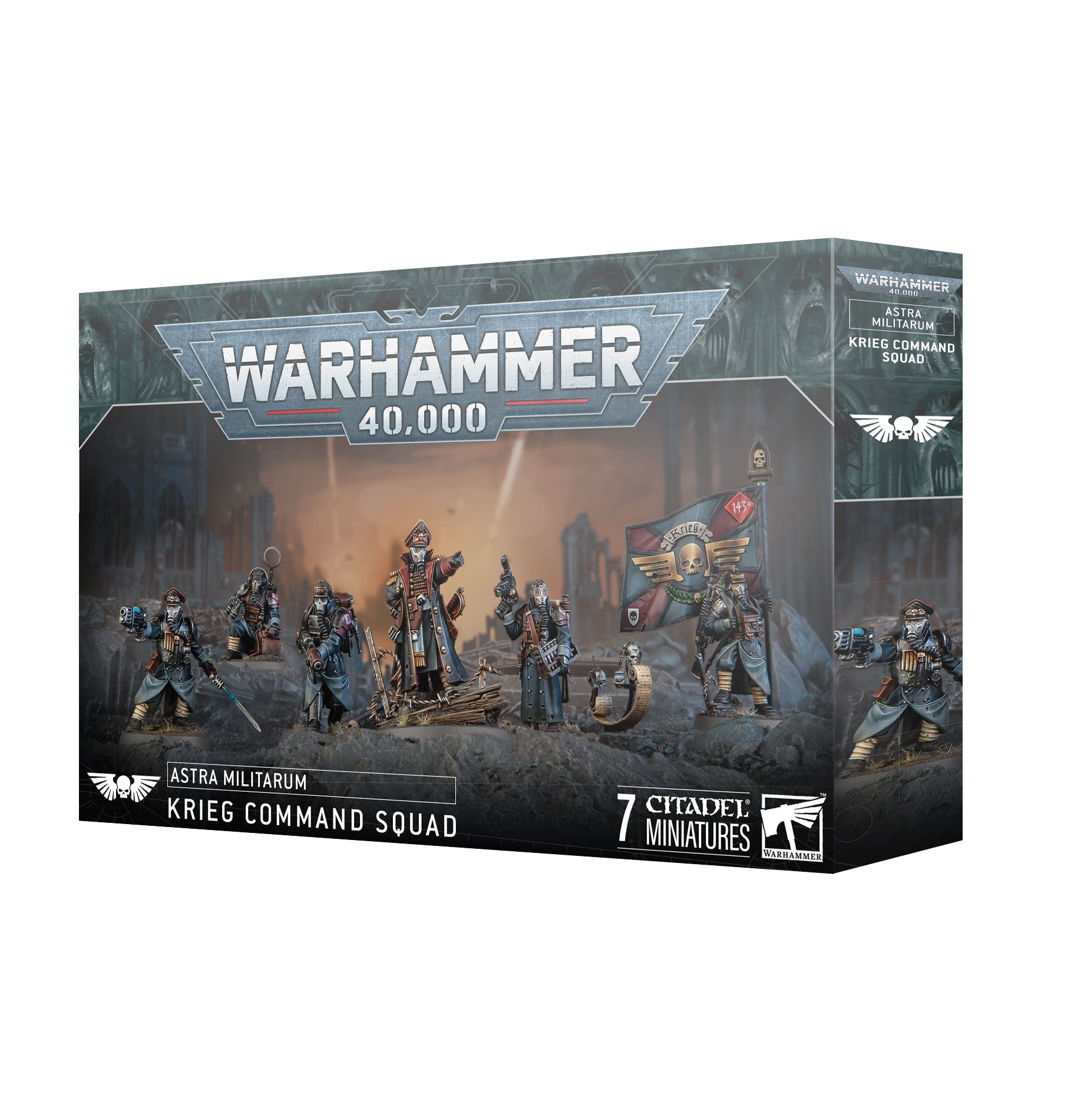 GW 40k Astra Militarum Krieg Command Squad