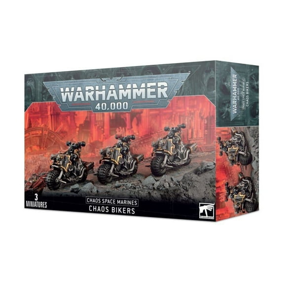 Games Workshop - Warhammer 40K - Chaos Space Marines - Chaos Bikers