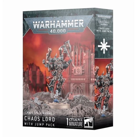 Games Workshop - Warhammer 40K - Chaos Space Marines - Chaos Lord with Jump Pack