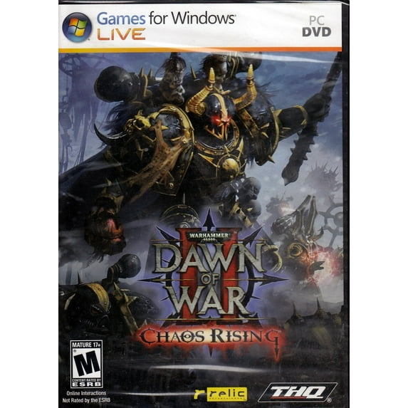 Warhammer 40K: Dawn Of War II Chaos Rising (PC Game) Play as the blood thirsty Chaos Space Marines