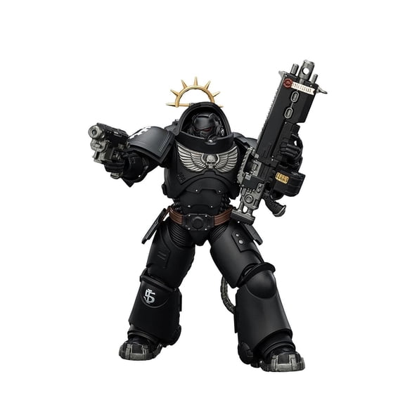 Warhammer 40K Game Edition Iron Hands Heavy Intercessor with Heavy Bolt Rifle and Bolt Pistol Action Figure