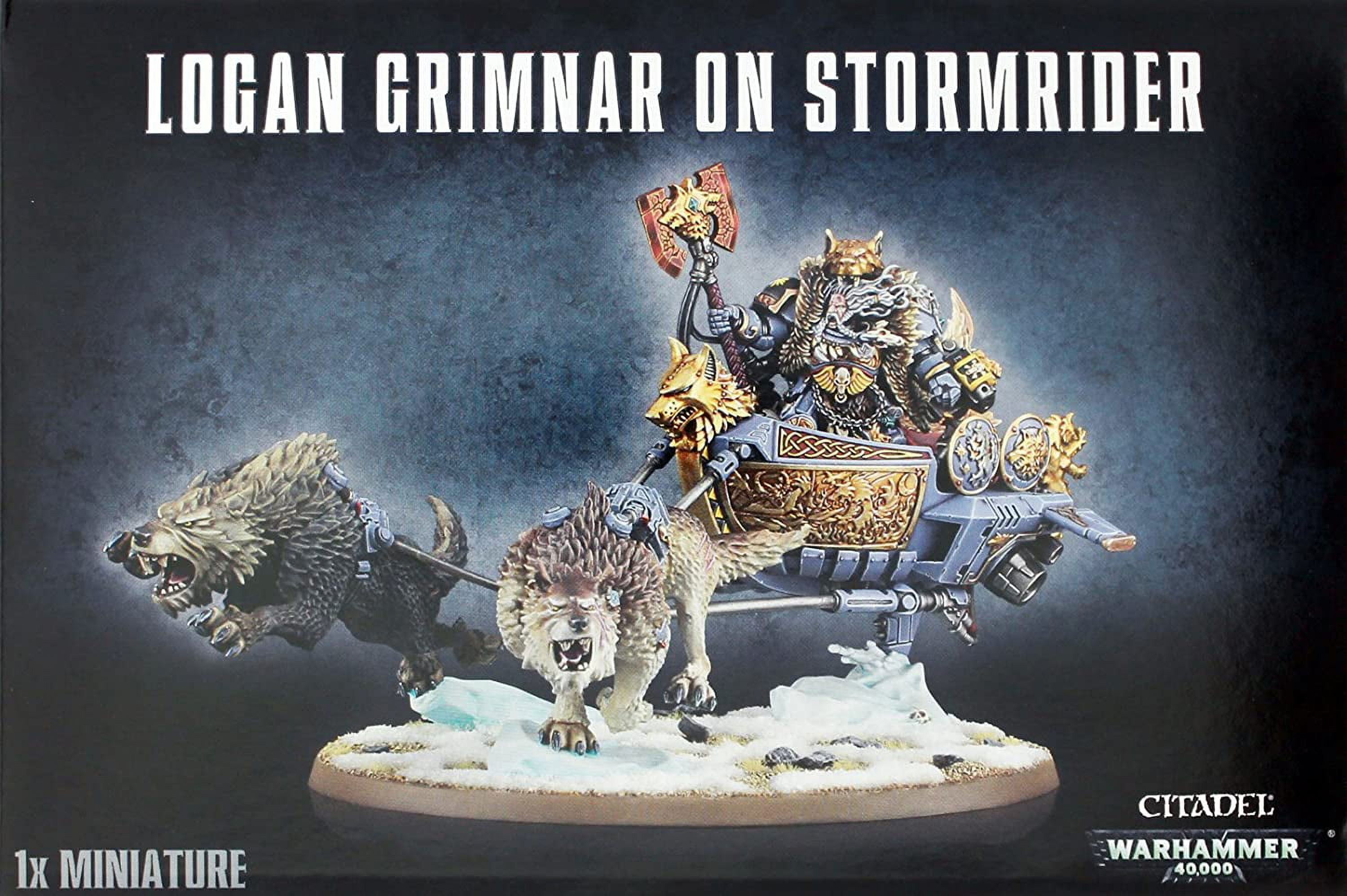 LOGAN GRIMNAR ON STORMRIDERオンライン限定品直輸入】 Logan Grimnar on Stormrider Space Marine Space Wolves
