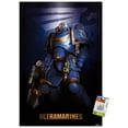 thumbnail image 1 of Warhammer 40K - Ultramarine Wall Poster with Pushpins, 22.375" x 34", 1 of 3