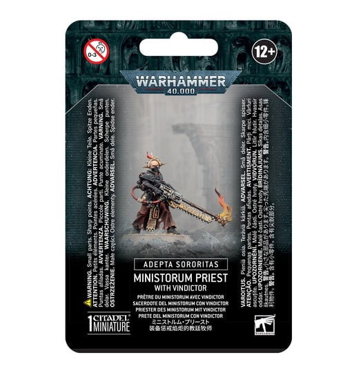Warhammer 40K: Adepta Sororitas - Ministorum Priest with Vindicator