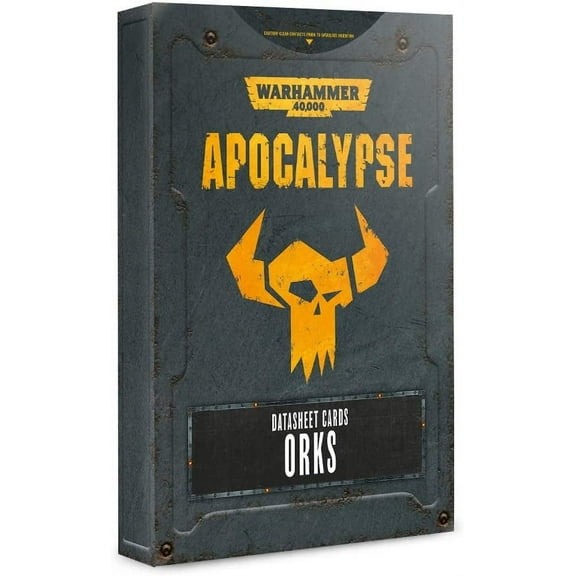 Warhammer 40k Apocalypse Datasheet Cards - Orks - OOP