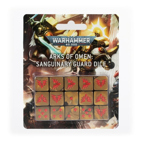 Warhammer 40k Arks of Omen Sanguinary Guard Dice Set