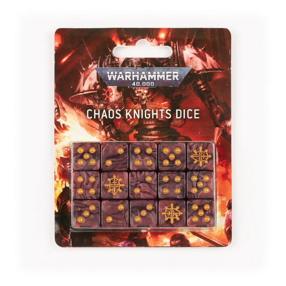 Warhammer 40k Chaos Knights Dice
